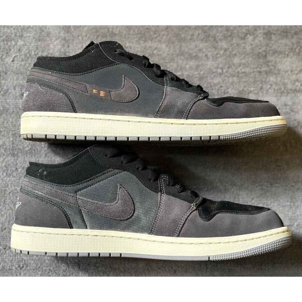Nike Air Jordan 1 Low SE Craft Black Graphite Mens Size 13 DN1635-001